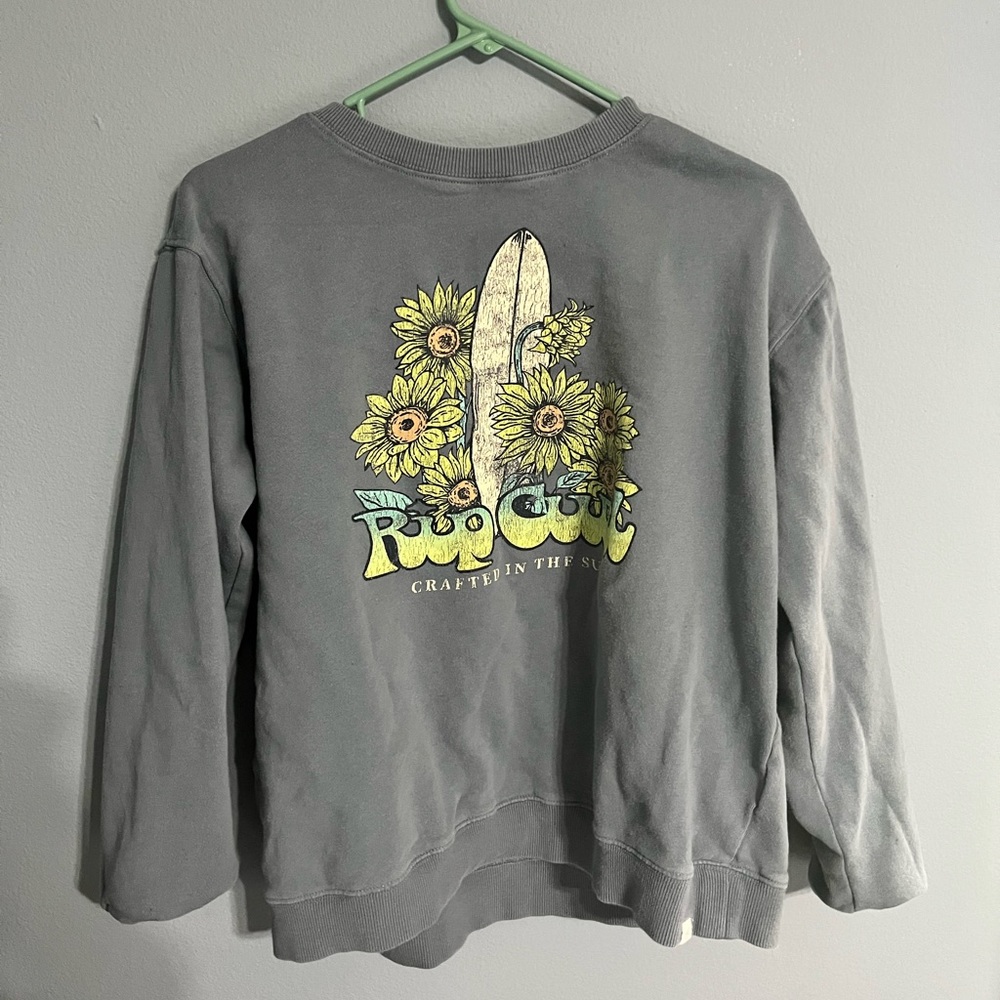 Light blue sweatshirt from rip curl!!